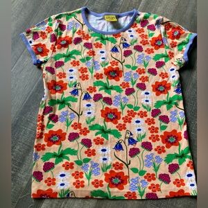 Duns Sweden Floral Ringer Tee Scandi 134